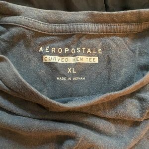 aéropostale curved hemp tee